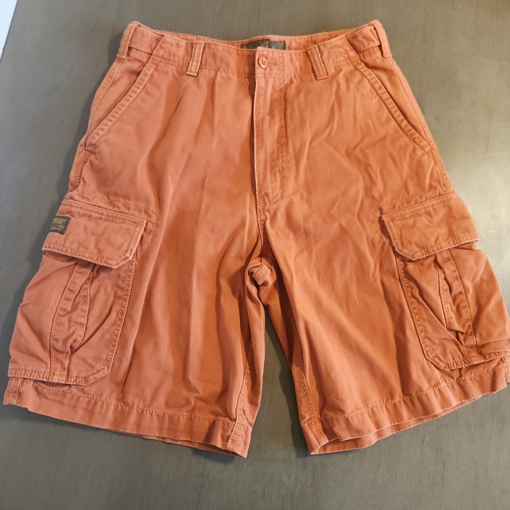 American Eagle Outfitters Men's Cargo Shorts Size 31 Utility 100% Cotton Vintage